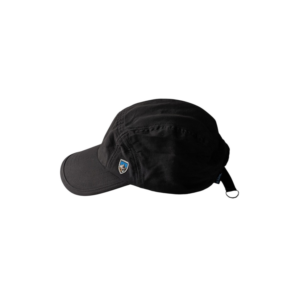 Kuhl Renegade 5-Panel Hat Mens Black Adjustable Nylon Stretch Hiking Cap